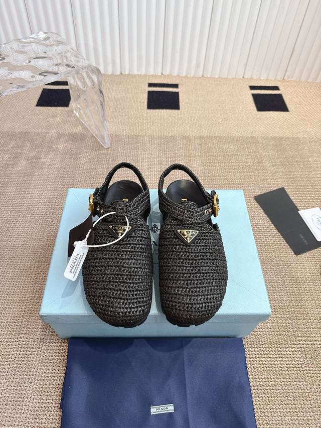 prada Prada Closed Toe Slippers This Versatile Design Combines The Brand's He