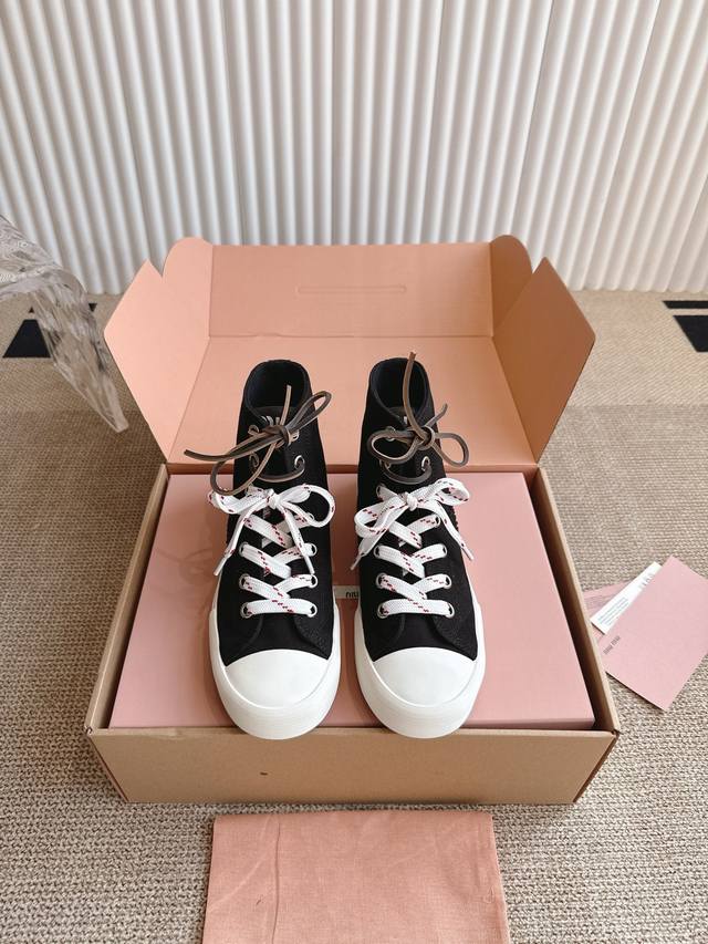 Purchasing-Level Miumiu Miu Miu White Shoes 25Ssmiu Miu Continues This Style And