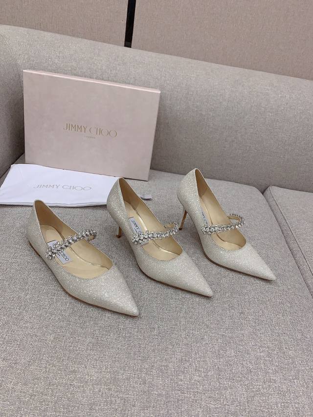 Factory Price P Jimmy Cho* New Bing Series All-Inclusive Single Shoes Are Here.