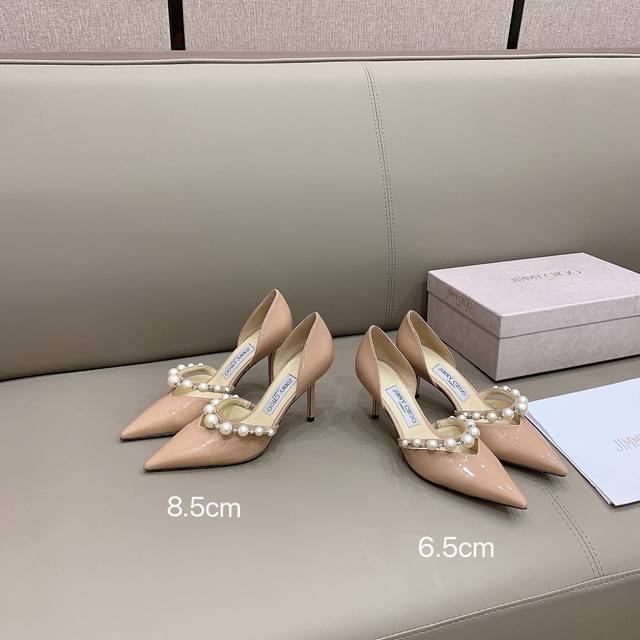 Factory Price P Jimmy Cho* New Pearl Hollow Shoes Original Development To Create