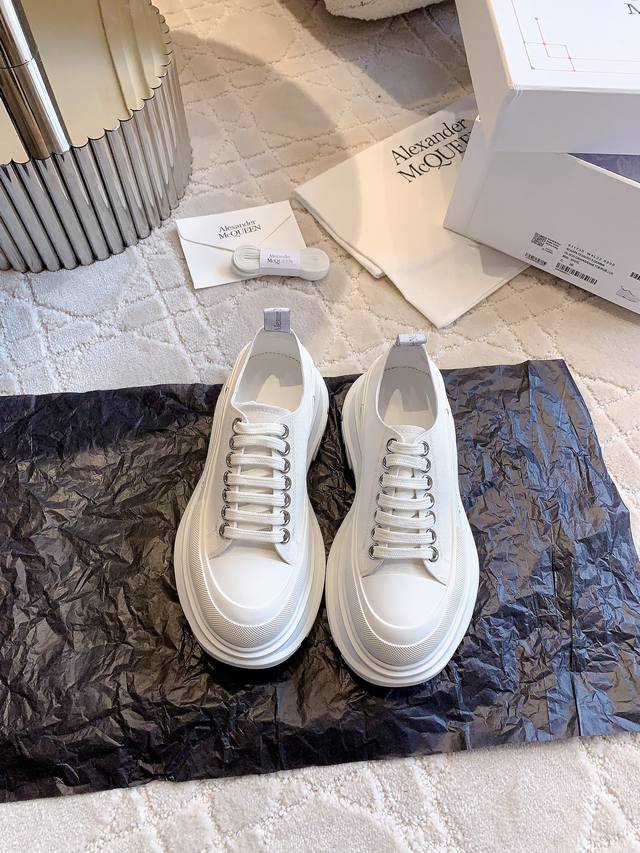 Factory Price P Alexander Mcquee*Classic Thick-Soled Canvas Shoes For Couples To