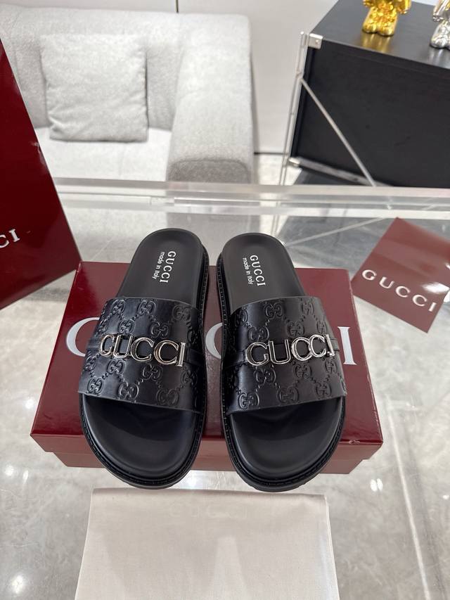 Men's Gucci Men's Letter Strap Sandals Top Edition Spring And Summer Internet Ce