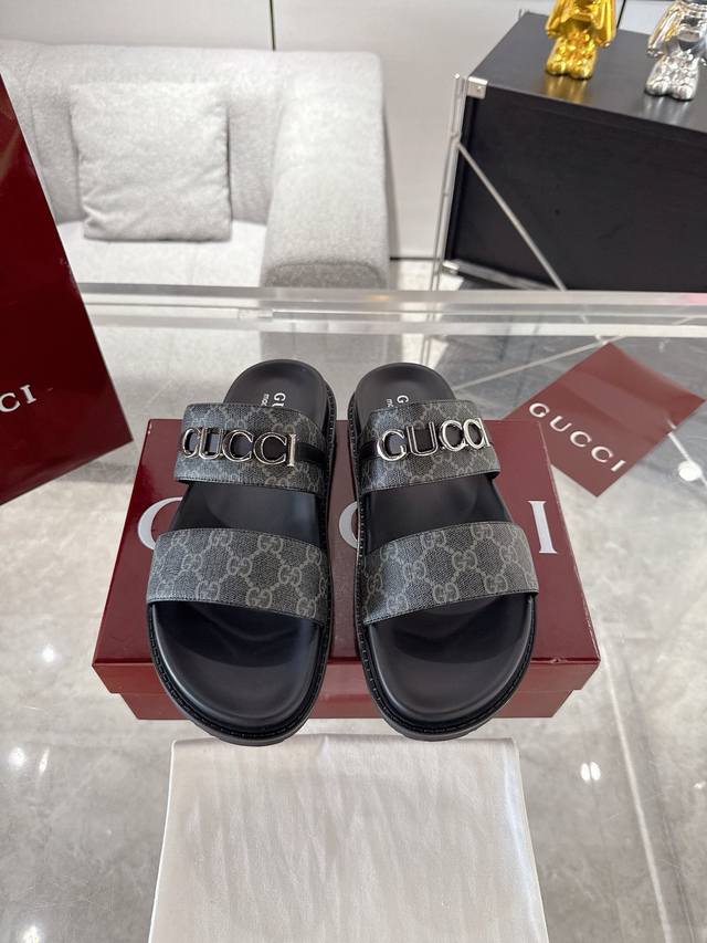 Men's Gucci Men's Letter Erjiu Sandals Top Edition Spring And Summer Internet Ce