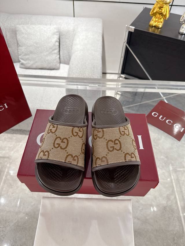 Men's Gucci Men's Thick-Soled Sandals Top Edition Spring And Summer Internet Cel