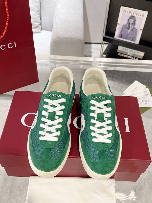 Upgraded Version Of Gucci Couple's Double G Casual Shoes, White Shoes, Original