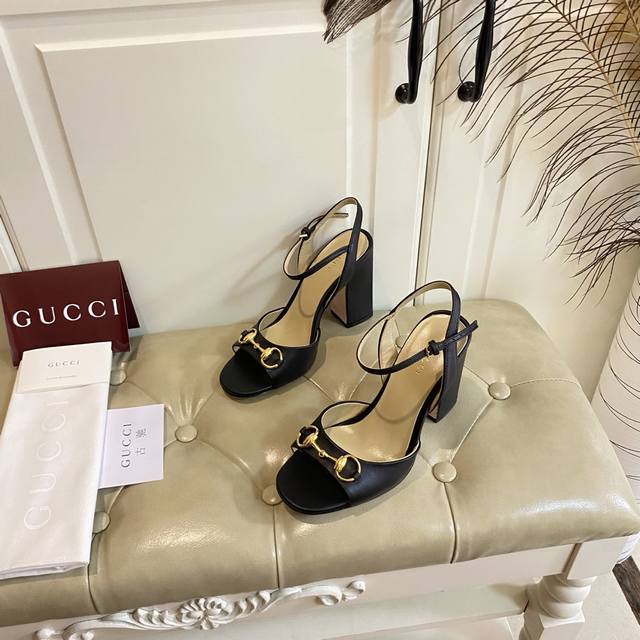 Factory Price P Gucci High-Heeled Sandals With Cowhide And Sheepskin Jacquard Fa