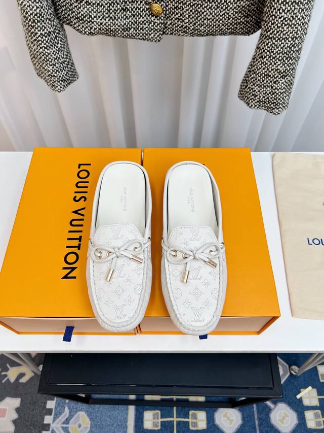 Donkey High-End Goods Louis Vuitton 2212025 Donkey Brand New Toe Half Slipper Se
