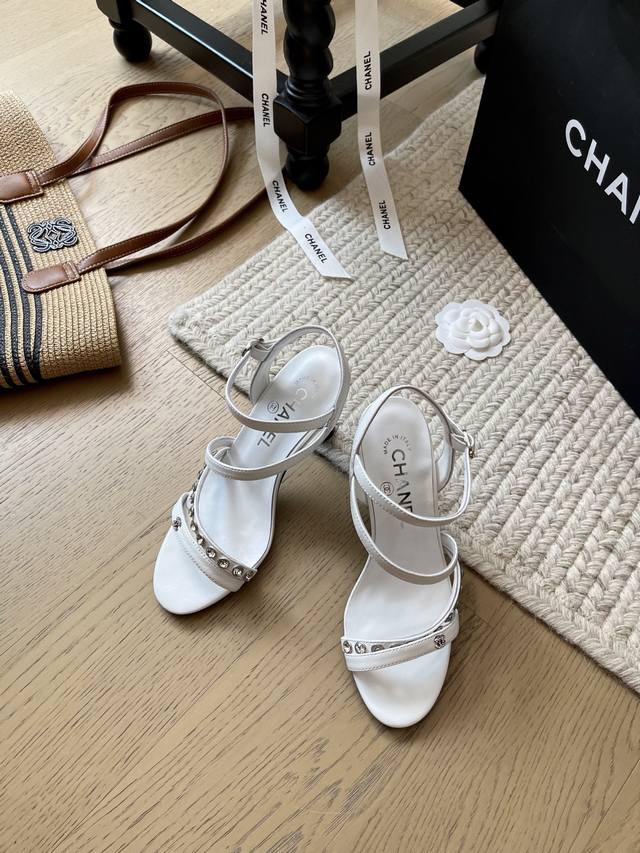 chanel 25P New Spring And Summer High-Heeled Sandals Top Version First Sale U