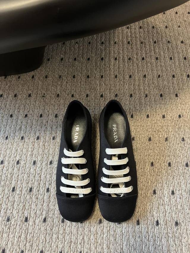Original Development Purchasing Level Prada 25 Ss New Prada Strap Hollow Shoelac