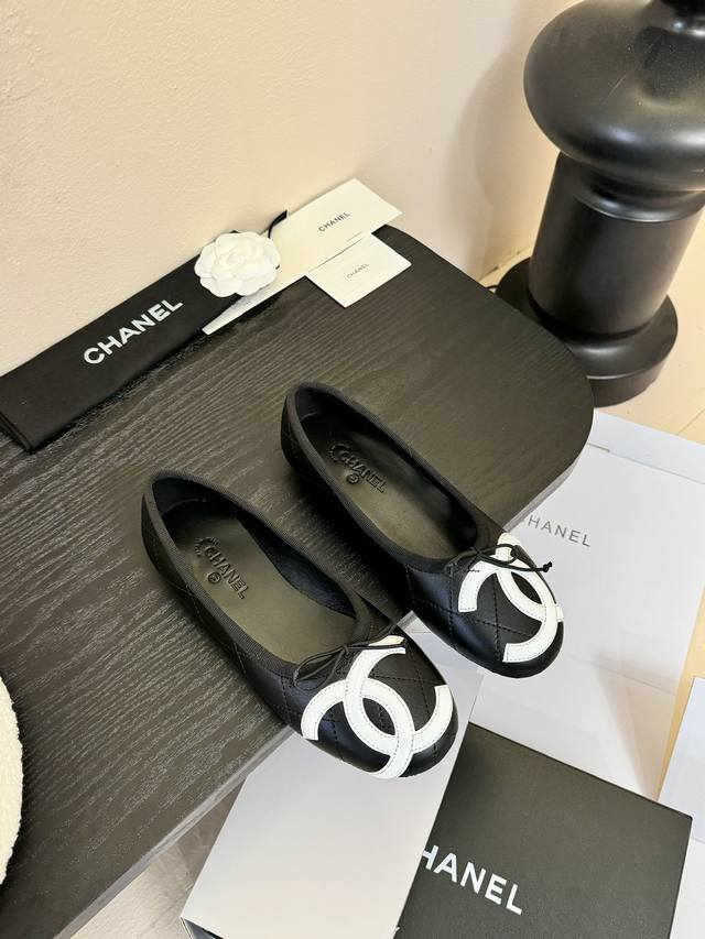 Chanel New Product Bowknot Ballet Flats 1:1 Replica Of The Original Classic Clas