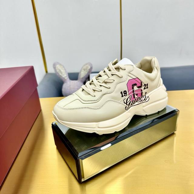 Top Version For Men And Women Gucci Dad Shoes Top Version Purchasing Level Origi