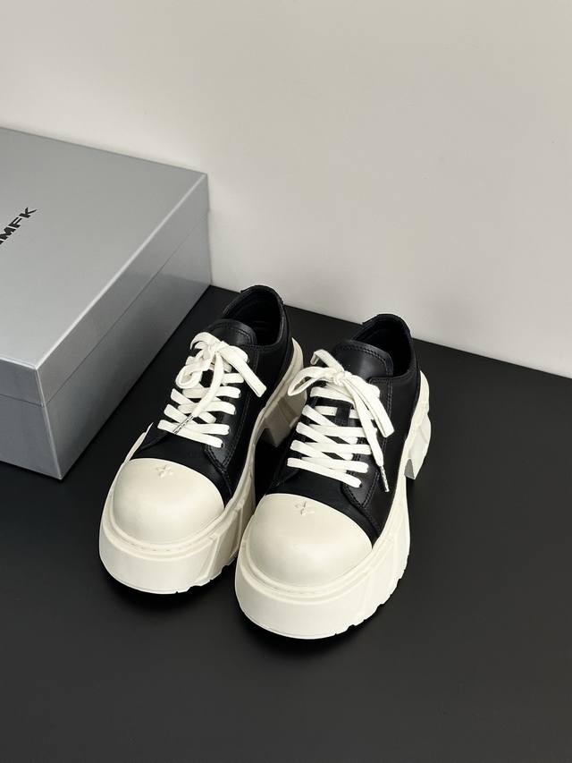 smfk New Thick-Soled Shoes Create Comfortable And Textured Classic Shoes One-