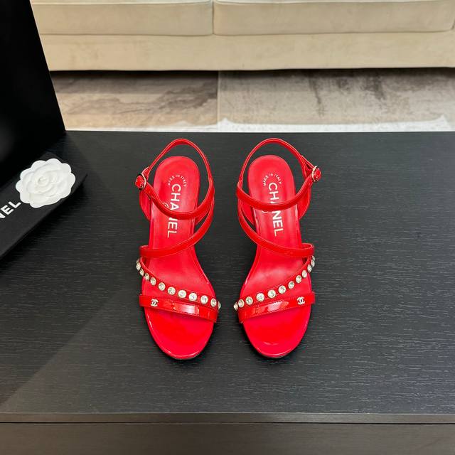 chanel 25C New Style Pearl Double C Buckle High Heels The Return Of The Doubl
