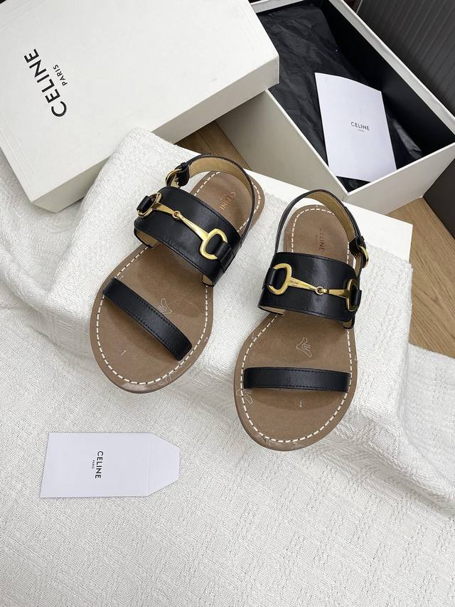 celine Celine 24 Spring And Summer's Latest Hot-Selling Horsebit Sandals This