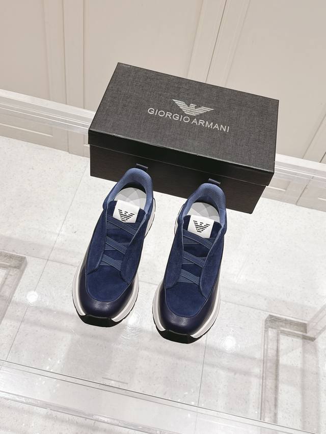 Top Version Men's Emporio Armani Ea7 Casual Sports Shoes Original Purchase, Deve