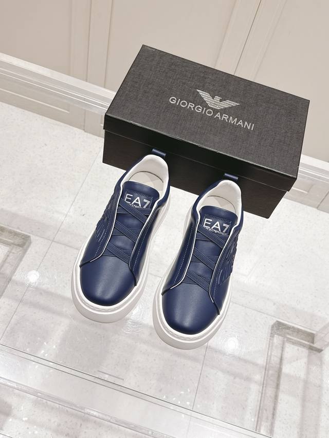 Top Version Men's Emporio Armani Ea7 Casual Sports Shoes Original Purchase, Deve