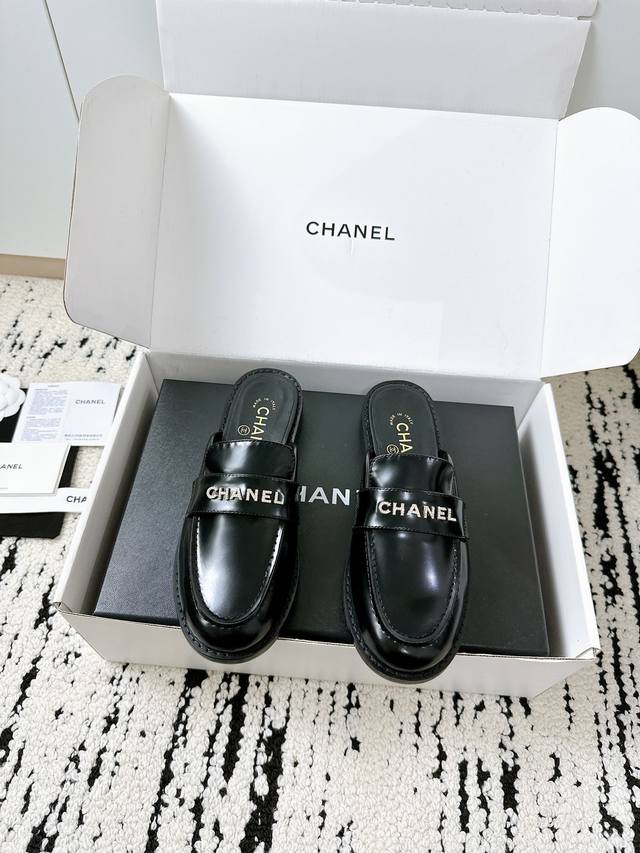 chanel 25 A Spring And Summer Slippers Counter Same Style Summer All-Match Ar