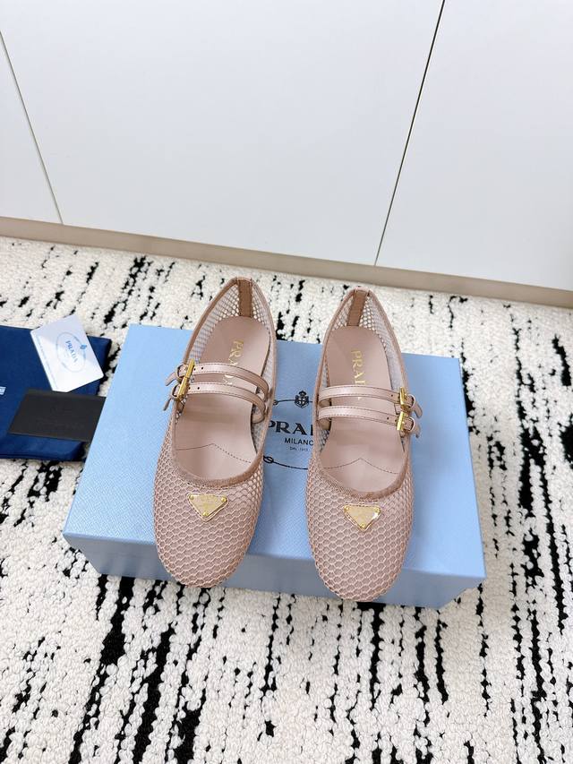 prada 2025 Spring And Summer New Mesh Shoes Purchasing Agent Level **Light As