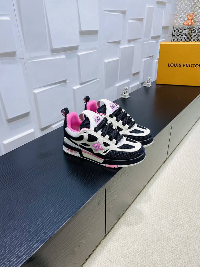 Upgraded Version For Women Lv Skate Series Latest Color Tariner Sneakers Four-Le