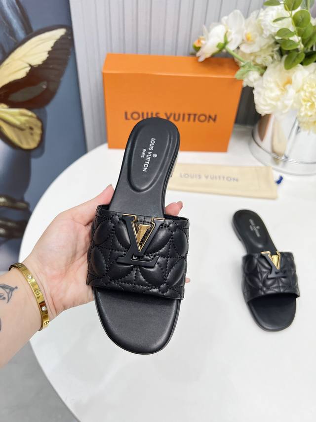 Leather Sole +40 Louis Vuitton2025 Louis Vuitton Summer New Slippers Original Mo