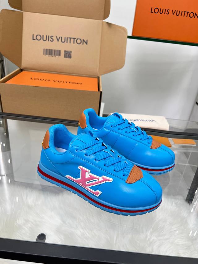 New 2025 Summer Lv Louis Vuitton New Model Shipment Upper Head Cowhide Rubber Ou