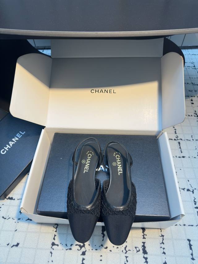 Chanel Classic Low-Heeled Sandals 2.5Cm Low Heels Are Very Friendly And Not Tiri