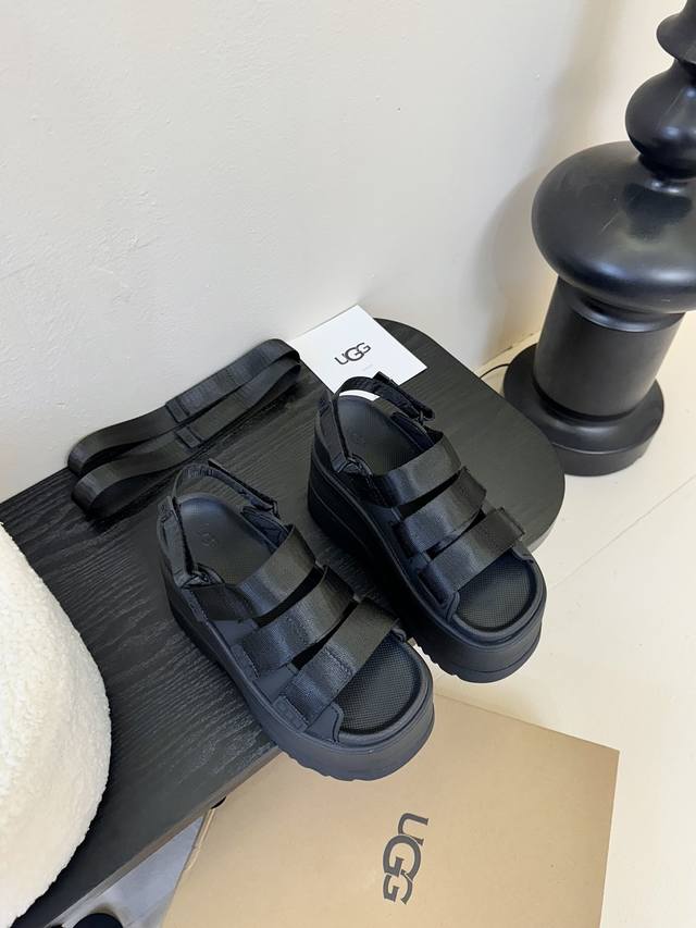 ugg New Thick-Soled Small Net Celebrity Sandals Small Fat Ding Dudu Slippers