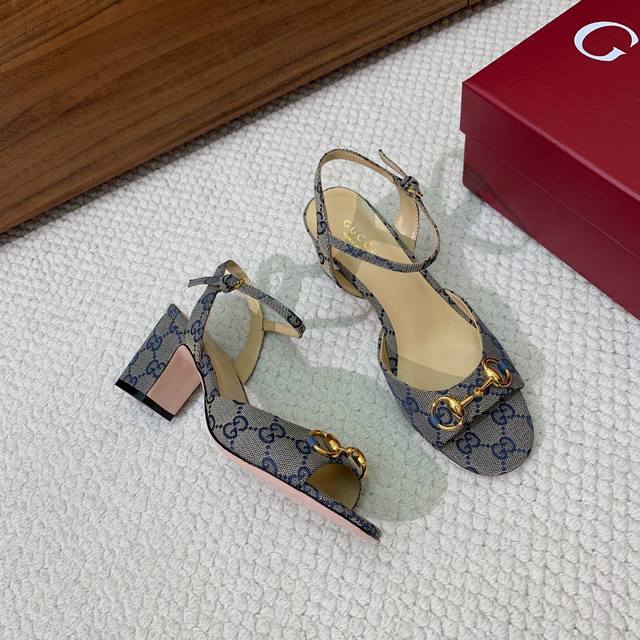gu*Ciclassic Sandals Upper Sheepskin Custom Gg Material Sheepskin Lining And