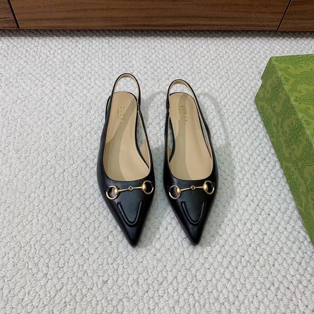 gu*Cishoes With Hollow Back, Carefully Adjusted Shoe Last, Upper, Sheepskin,