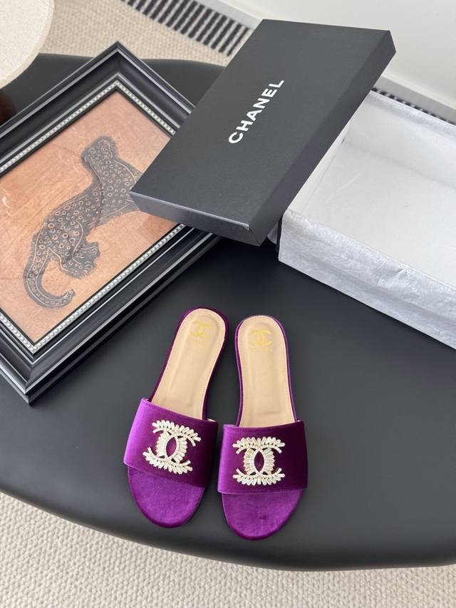 chanel 25P New Double C Slippers New Spring And Summer High Version High Qual