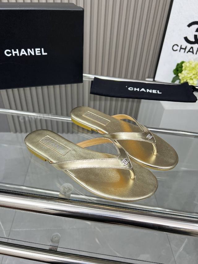 chanel Chanel 25S Flat Flip-Flops Upgraded Version Size 36-44 41-44 Custom Ma