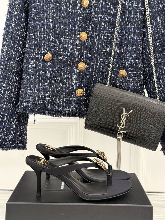 Factory Price Saint Lauren*Ysl Saint Laurent 25Ss Spring And Summer New Rhinesto