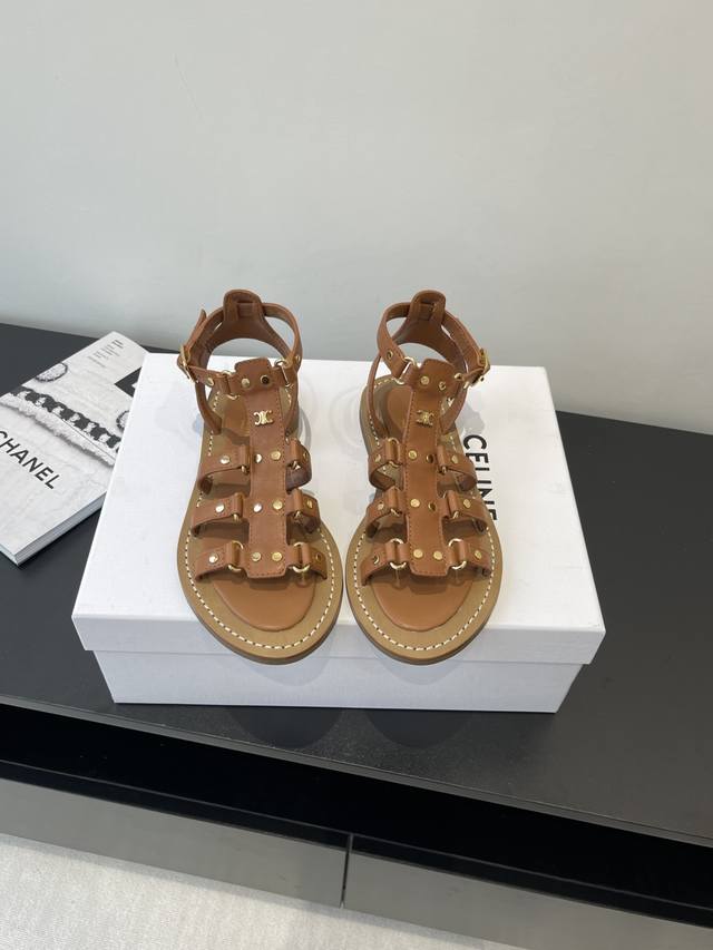 celine Celine's New Summer Roman Sandals Are Retro And Fashionable. They Are