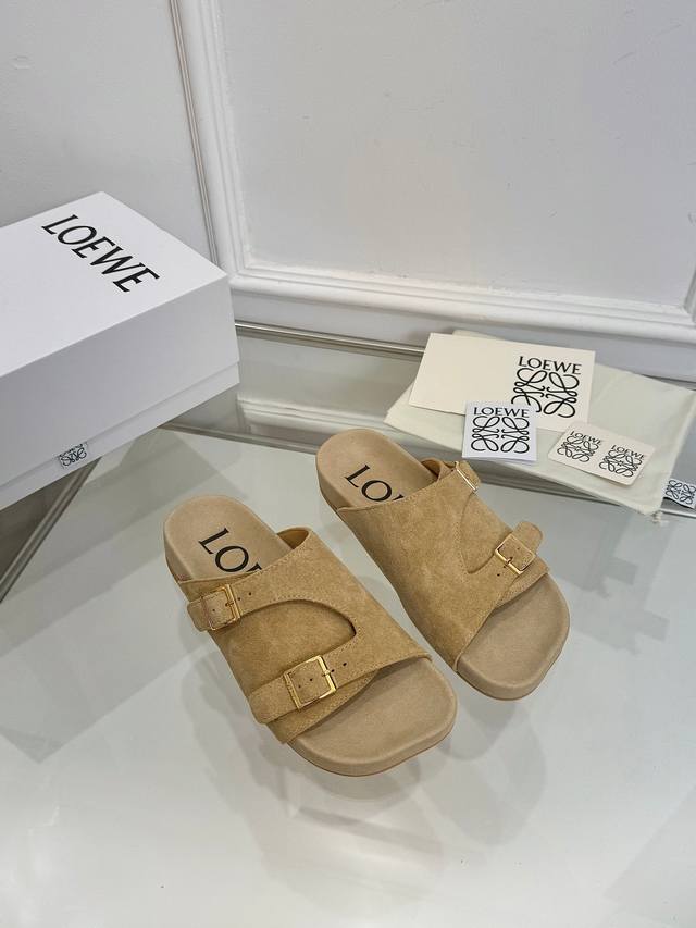 Loewe Birkenstock Slippers Are Now On Sale. The Latest Hottest Style Matches The