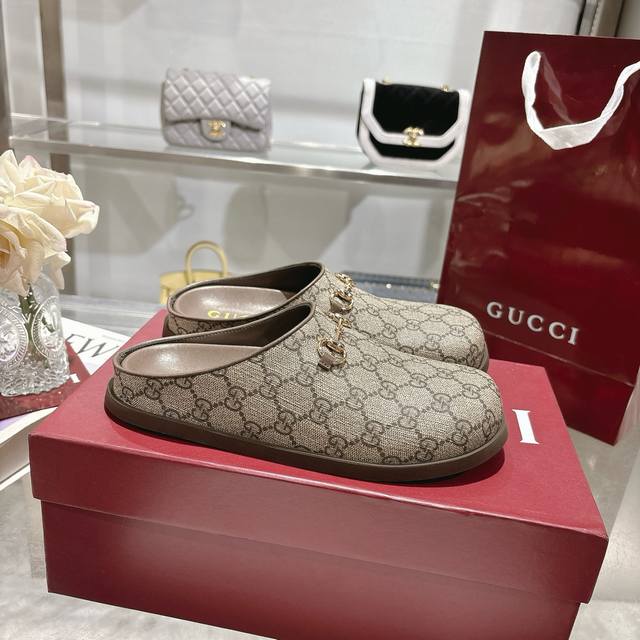 New Horsebit Women's Barefoot Slippers Gg Continues To Use Archival Symbols In T