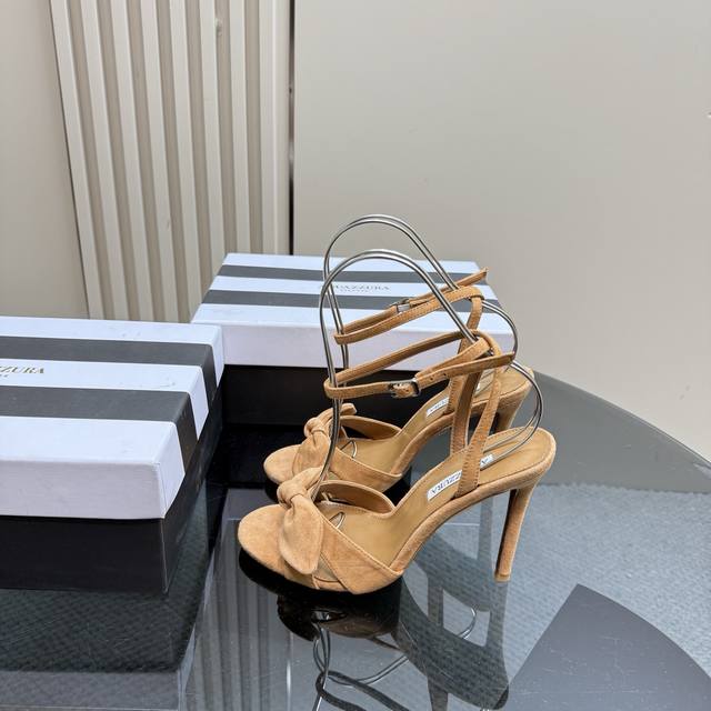 aquazzura Purchasing Quality Original Development 2025 New Bow Snakeskin High