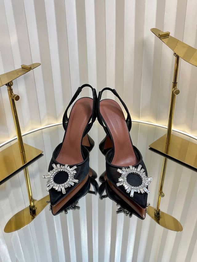 Factory: Amina Muaddi Cinderella Crystal Shoes It Doesn't Matter If There Is No
