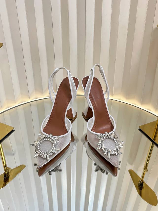 Factory: Amina Muaddi Cinderella Crystal Shoes It Doesn't Matter If There Is No