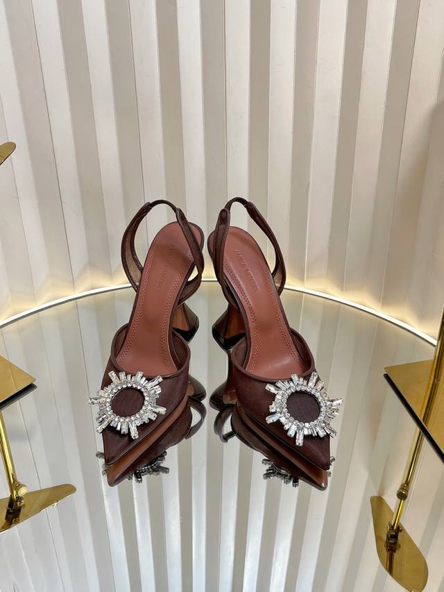 Factory: Amina Muaddi Cinderella Crystal Shoes It Doesn't Matter If There Is No