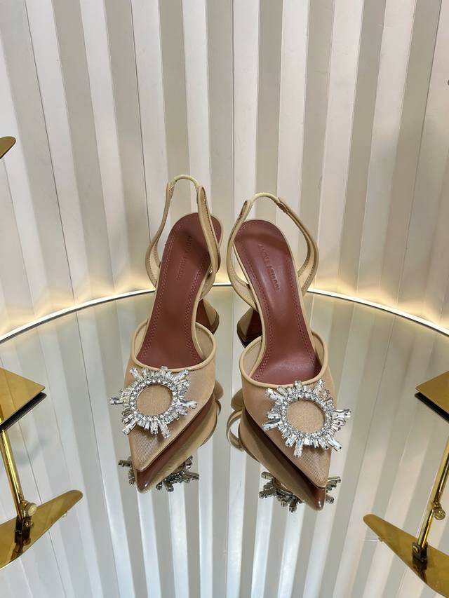 Factory: Amina Muaddi Cinderella Crystal Shoes It Doesn't Matter If There Is No