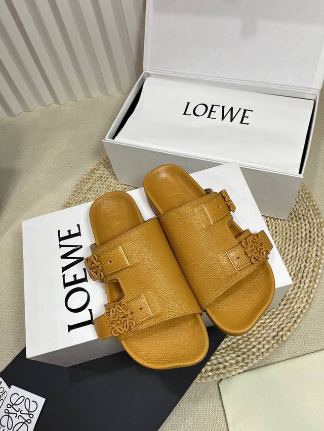 Female Male P Loewe Ss24 New Arrival L Home 24 Spring And Summer Platform Slippe
