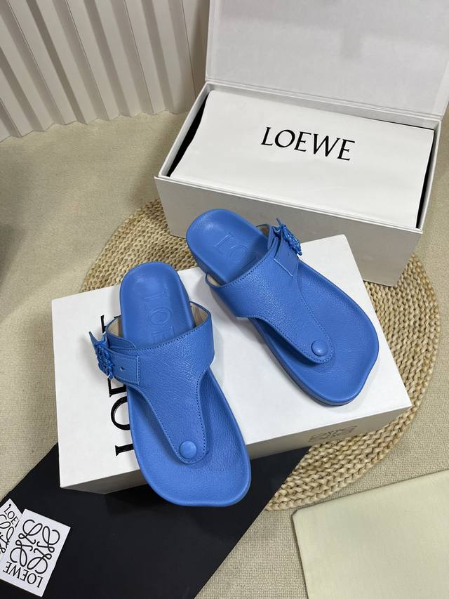 Female Male P Loewe Ss24 New Arrival L Home 24 Spring And Summer Platform Slippe