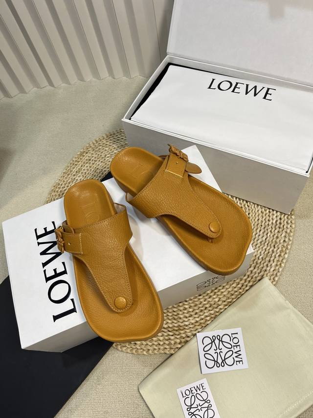 Female Male P Loewe Ss24 New Arrival L Home 24 Spring And Summer Platform Slippe