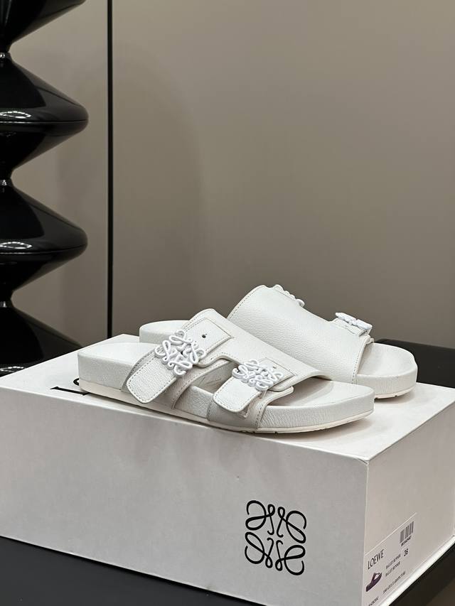 Female Male P Loewe Ss24 New Arrival L Home 24 Spring And Summer Platform Slippe
