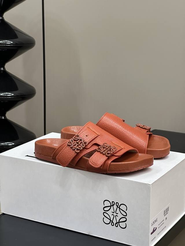 Female Male P Loewe Ss24 New Arrival L Home 24 Spring And Summer Platform Slippe