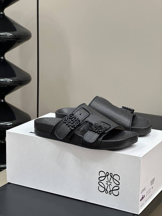 Female Male P Loewe Ss24 New Arrival L Home 24 Spring And Summer Platform Slippe