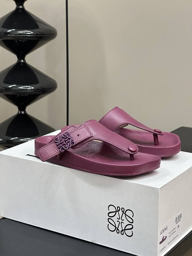 Female Male P Loewe Ss24 New Arrival L Home 24 Spring And Summer Platform Slippe