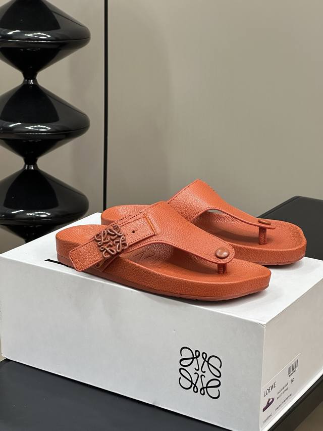 Female Male P Loewe Ss24 New Arrival L Home 24 Spring And Summer Platform Slippe