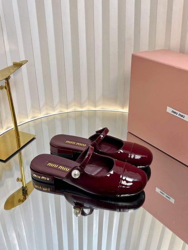 Exclusive New Product Miumiu Ss25 New Arrival Miu 2025 Spring And Summer Mary Ja