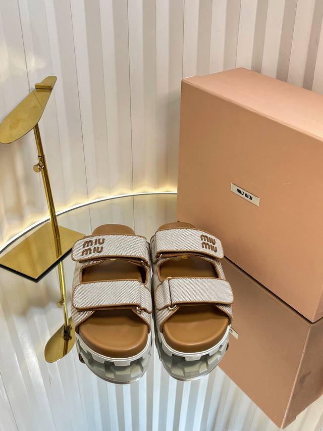 miumiu Miu Miu Spring Braided Slippers Miu Ss25 New Arrival Spring And Summer
